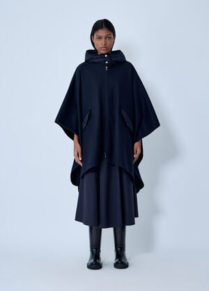 Moncler Hooded Cape Black mon0263036
