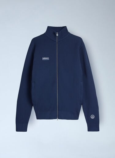 Logo Motif Zip-Up Sweatshirt adidas SPZL Logo Motif Zip-Up Sweatshirt Navy adi0162160