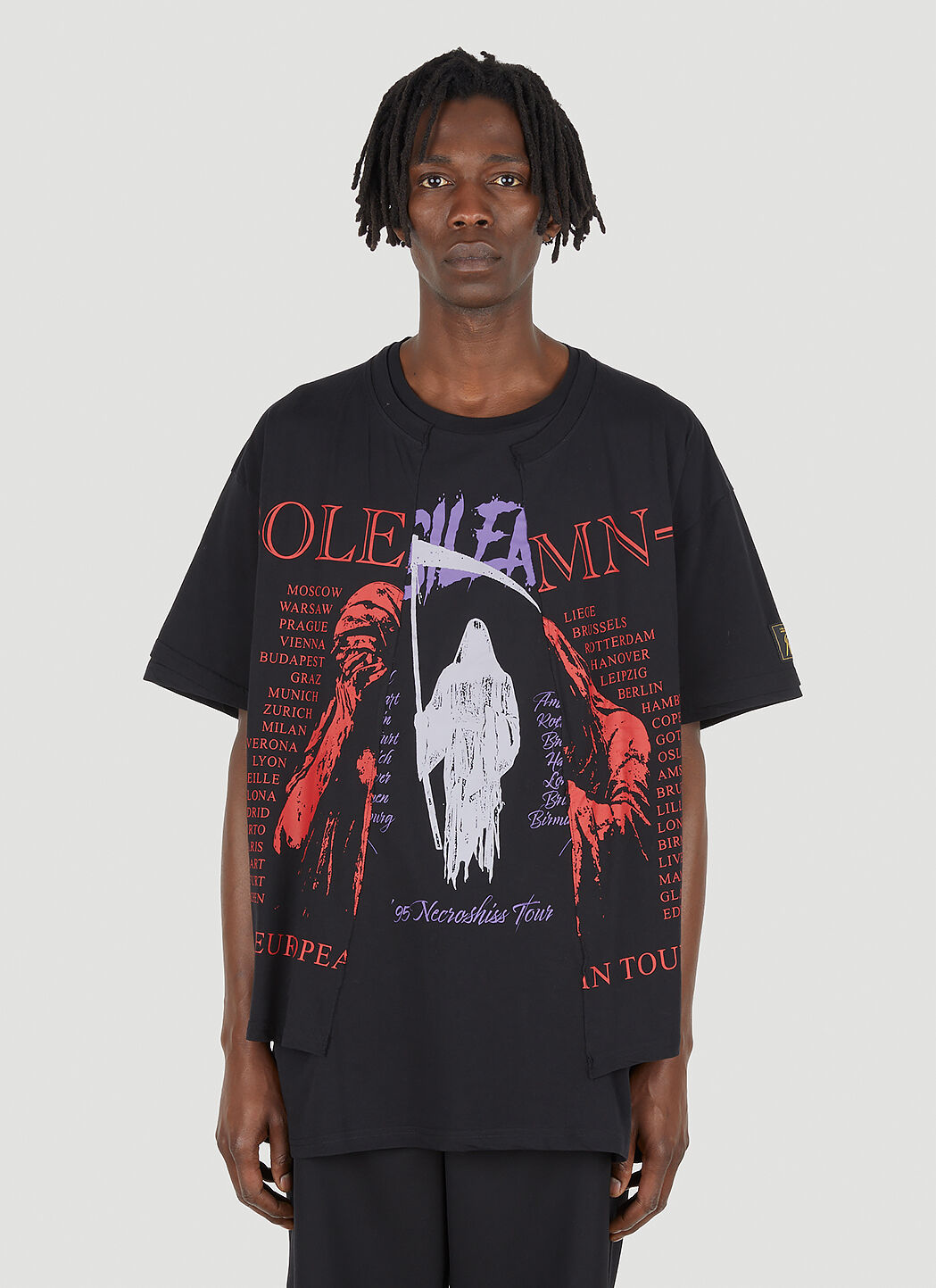 Raf Simons Men s Solemn X T Shirt in Black LN CC