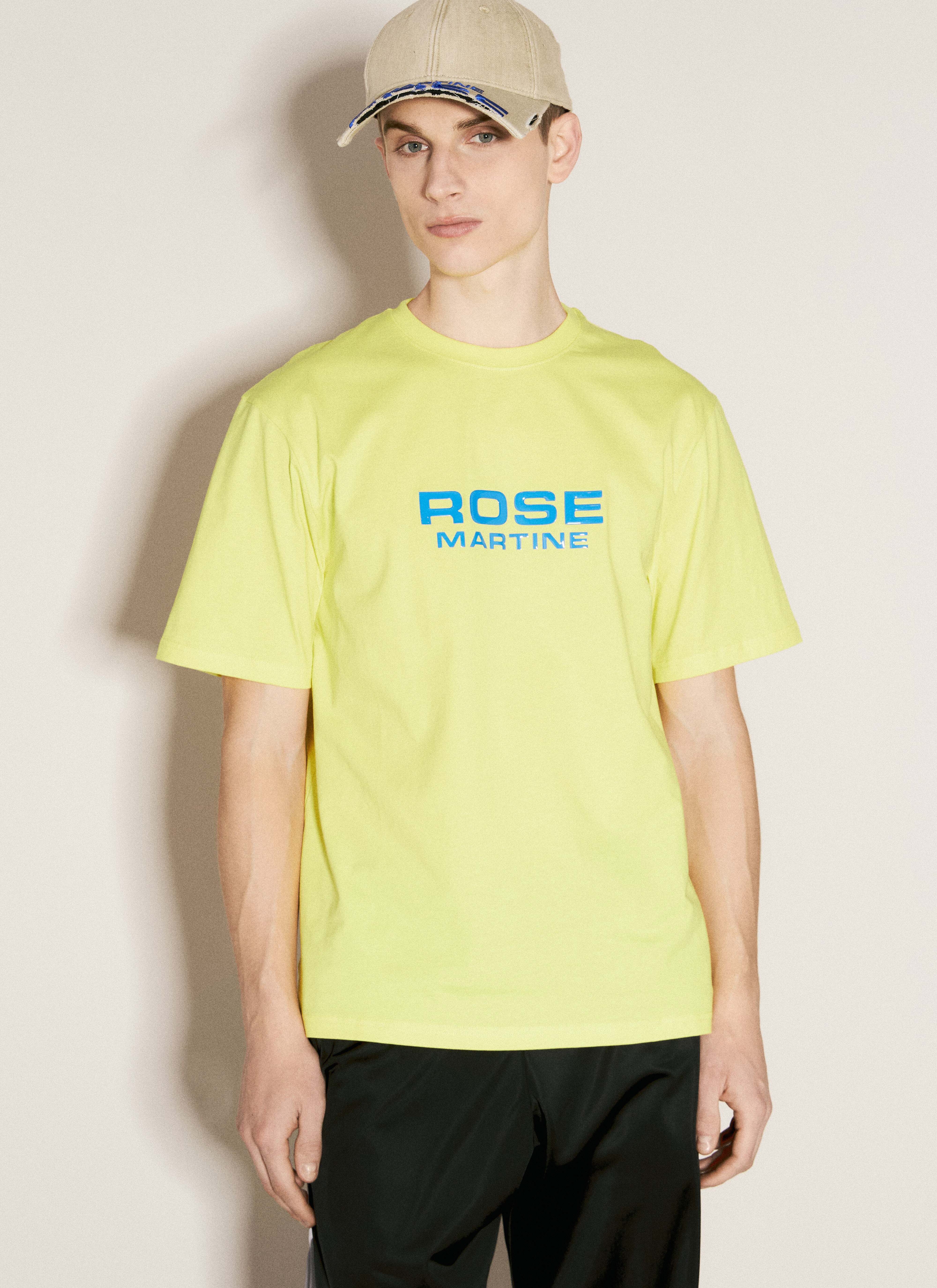 Martine Rose Logo Applique T-Shirt Black mtr0156015