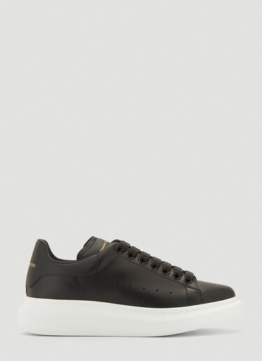 Alexander McQueen 皮革运动鞋 黑 amq0241067