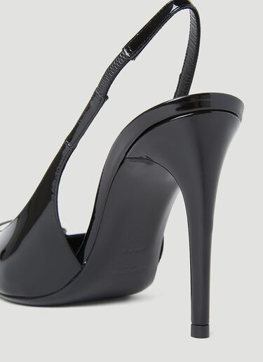 Saint Laurent Avenue Slingback Pumps Black sla0253064