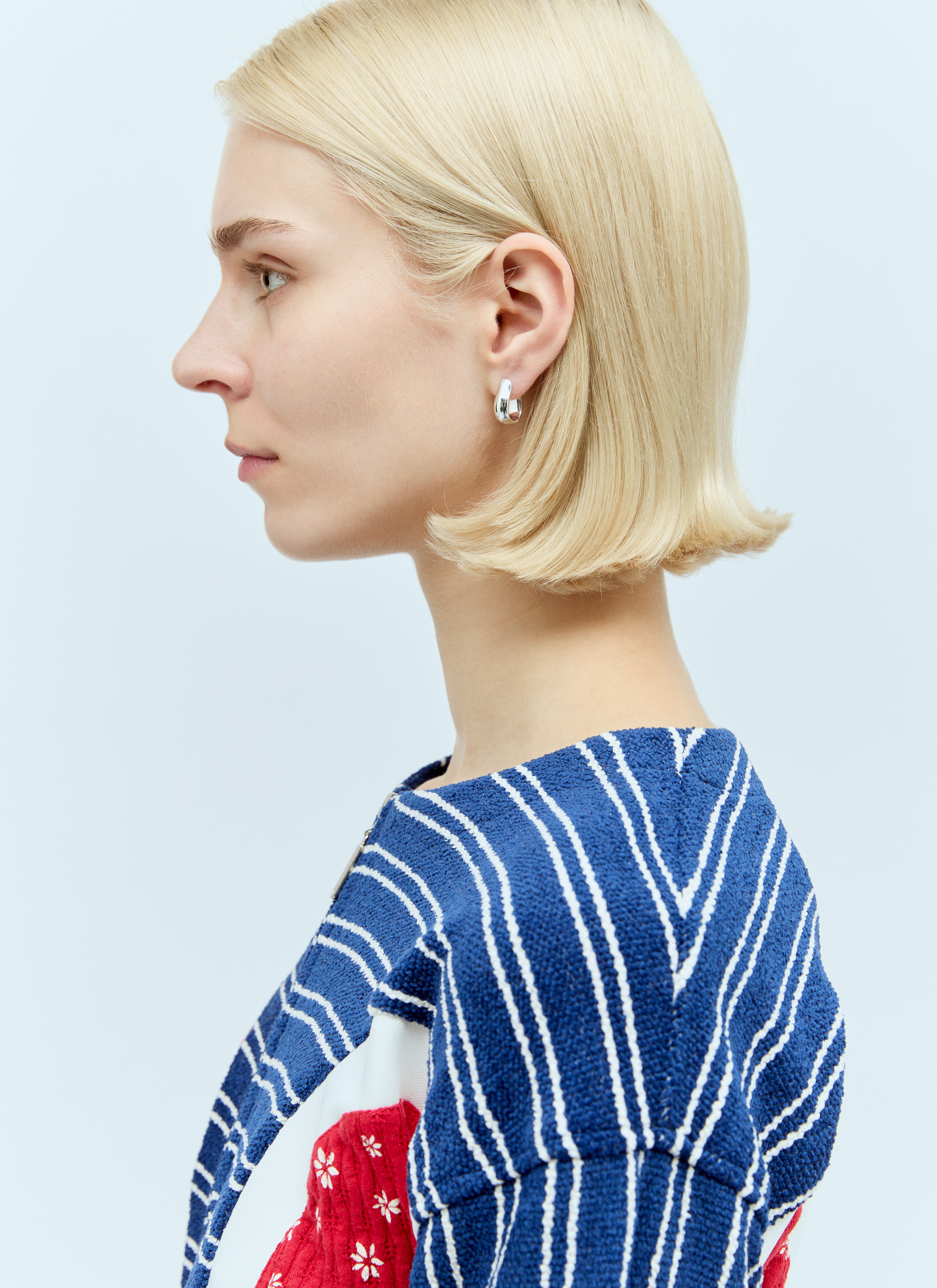 tomwood Oyster Hoops Small Silver