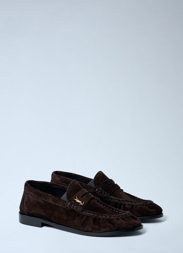 Le Loafer Saint Laurent Le Loafer Brown sla0262024