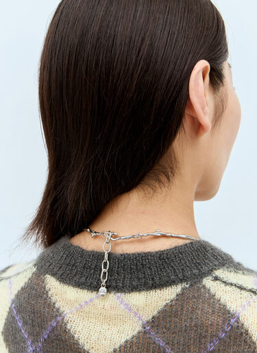 Marni 인케이싱 펄 브랜치 목걸이 골드 mni0257025