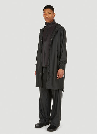 Rains 鱼尾派克夹克 黑 rai0348003