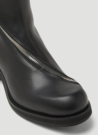 GmbH Monogram Riding Mid-Calf Boots Black gmb0146014
