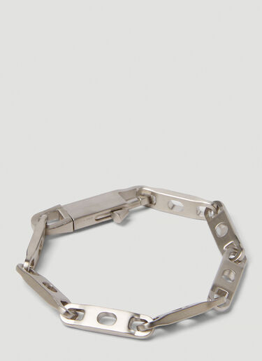 Rick Owens Chain Bracelet Silver ric0149038