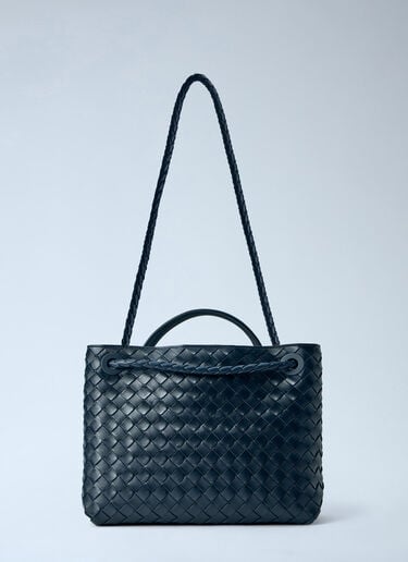 LN-CC® - Bottega Veneta: Medium Andiamo Handbag - Blue Bottega Veneta Medium Andiamo Handbag Blue bov0264013