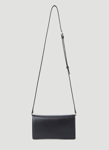 Dolce & Gabbana Logo Plaque Long Shoulder Bag Black dol0246072