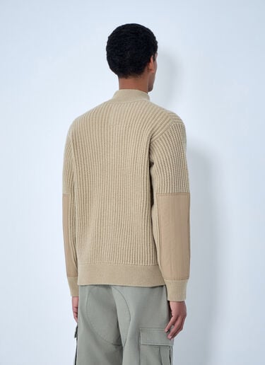 Stüssy Military Patch Zip Cardigan Sand sts0162007