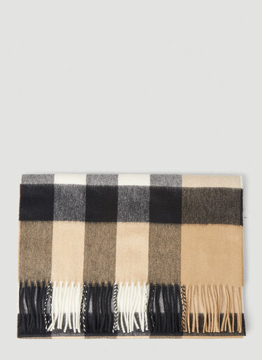 Burberry Mega 格纹围巾 米 bur0149081