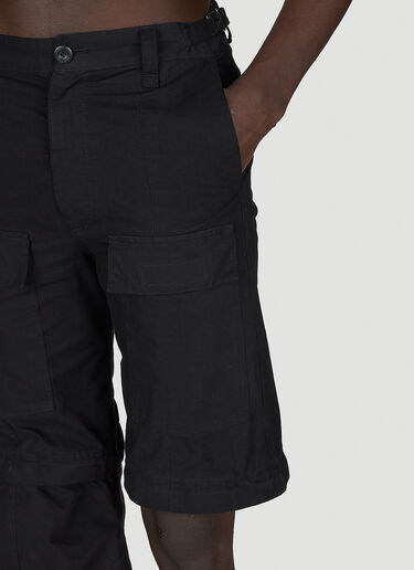 Balenciaga Flared Cargo Pants Black bal0154006