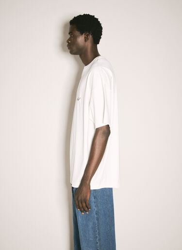 Mugler Pierced T-Shirt White mug0158010