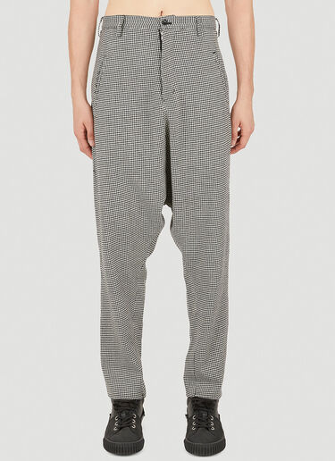 Sulvam Houndstooth Sarouel Pants Grey sul0150006