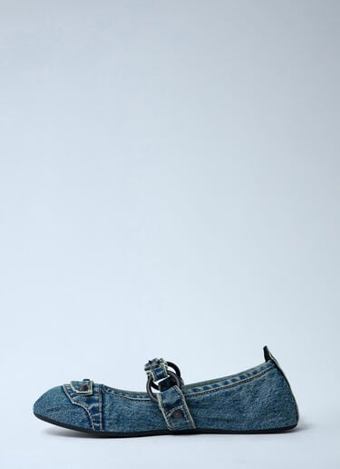 Balenciaga City Ballerina Flats Blue bal0262012