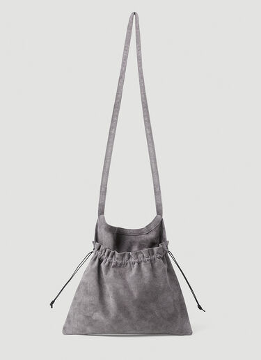 Small Drawstring Crossbody Bag Hender Scheme Small Drawstring Crossbody Bag Grey hes0152014
