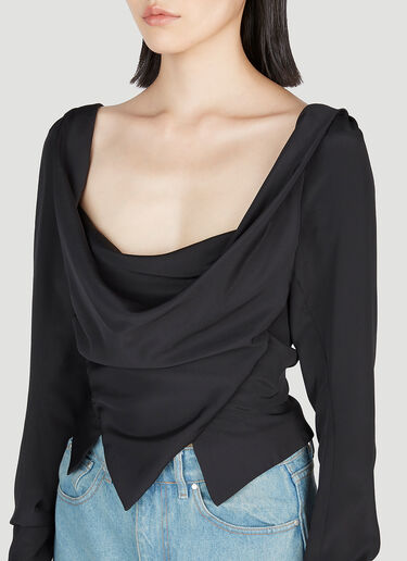 Sunday Long Sleeve Top Vivienne Westwood Sunday Long Sleeve Top Black vvw0253012