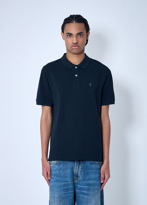 Prada Pique Polo Shirt Green pra0160002
