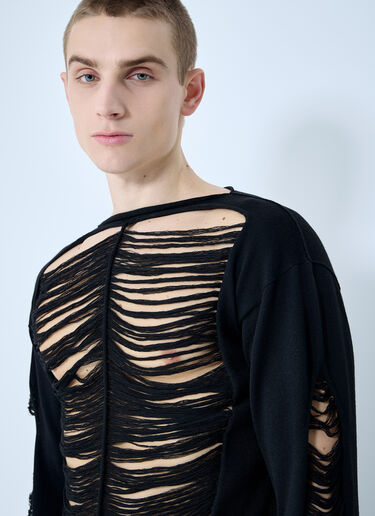 Rick Owens Laddered Sweater Black ric0160007