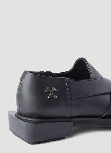 Chappal Faux-Leather Slip-Ons GmbH Chappal Faux-Leather Slip-Ons Black gmb0144004