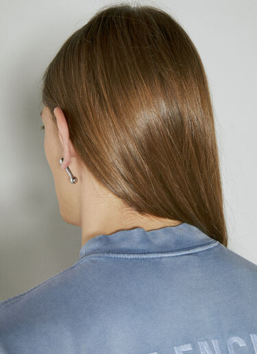Balenciaga Sharp Bar Earring Silver bal0154044