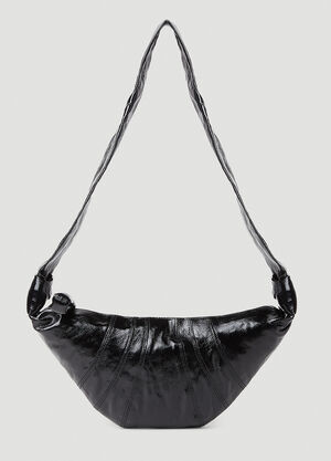 Lemaire Croissant Small Crossbody Bag Black lem0160013
