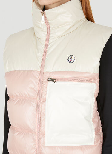 Moncler Criel Down Vest Jacket Pink mon0247053