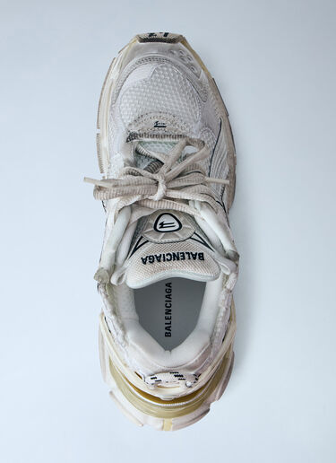LN-CC® - Balenciaga: Runner Sneakers - White Balenciaga Runner Sneakers White bal0162024
