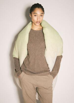Moncler x Rick Owens Donut Down Shawl White mcs0358005