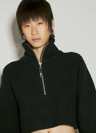 Kylo Zip Wool Sweater Eytys Kylo Zip Wool Sweater Black eyt0254011
