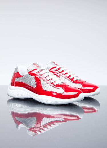 Prada America's Cup Sneakers Red pra0155017