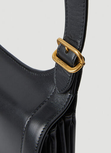 Saint Laurent Charlie Medium Shoulder Bag Black sla0247170