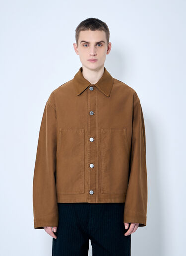 Prada Cotton Twill Jacket Camel pra0158002