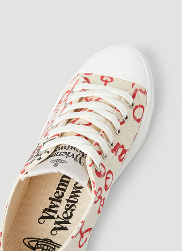 Vivienne Westwood 星环 Plimsoll 运动鞋 乳白 vvw0248019