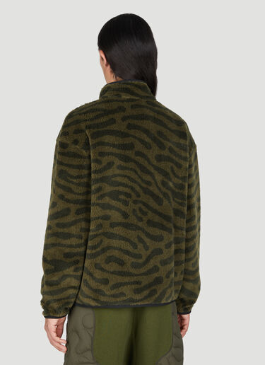 Moncler Salehe Bembury Teddy Zip-Up Sweatshirt Green msb0354008