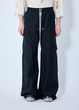 Rick Owens DRKSHDW Double Cargo Jumbo Belas Pants Black drk0160007