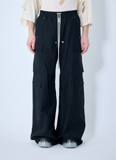 Rick Owens DRKSHDW Double Cargo Jumbo Belas 长裤  黑色 drk0160007