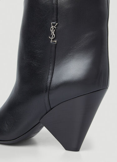 Saint Laurent Niki Monogram Boots Black sla0246086