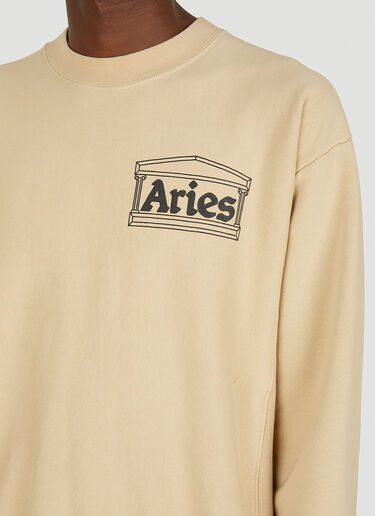 Aries Premium Temple Sweatshirt Beige ari0148001