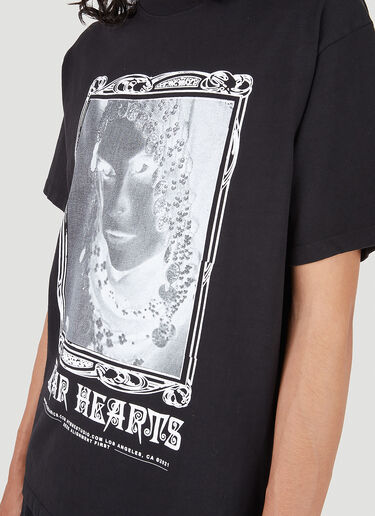 HYMNE x LN-CC x Online Ceramics Dear Hearts T-Shirt Black hym0146002