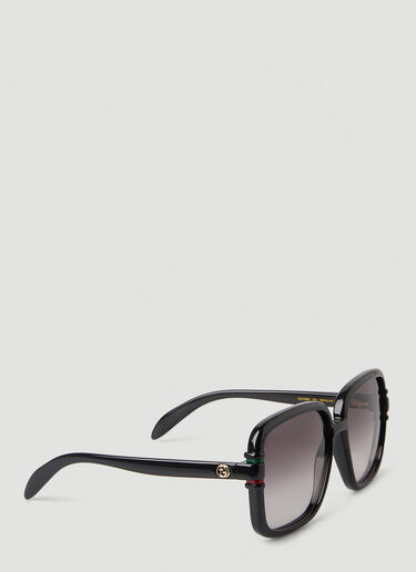 Gucci Square Frame Sunglasses Black guc0247366