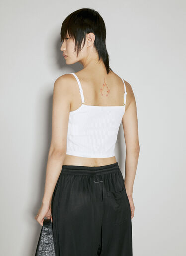 Alexander Wang Cotton Rib Cami Top White awg0255020