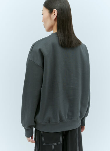 GANNI Isoli Oversized Sweatshirt Grey gan0255040