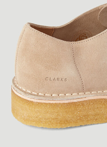 Clarks Desert Khan 221 Lace-Up Shoes Beige cla0144011