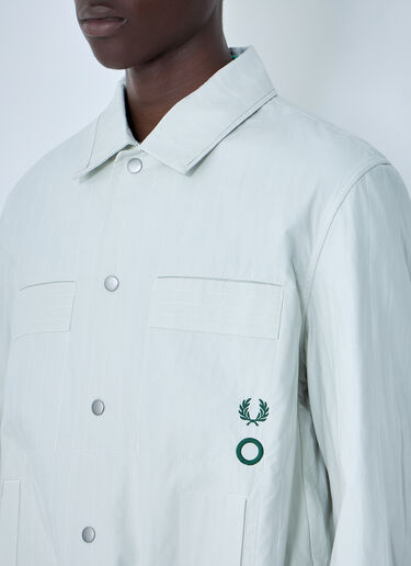 Fred Perry x Craig Green Collared Snap-Button Jacket White fry0164006