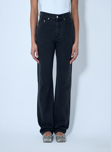 Jacquemus Le De-NÃ®mes Droit 牛仔裤  黑色 jac0260008