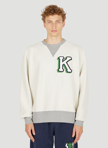Kenzo Graphic Logo Sweatshirt White knz0150035