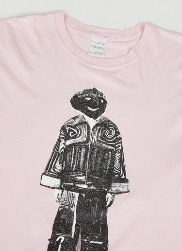 DRx FARMAxY FOR LN-CC Graphic Print Long Sleeve T-Shirt Pink drx0349007