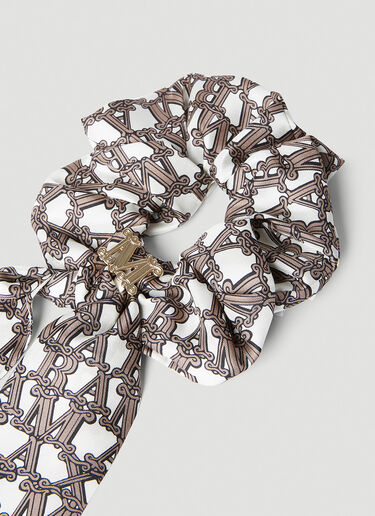 Logo Scrunchie Max Mara Logo Scrunchie Brown max0252075